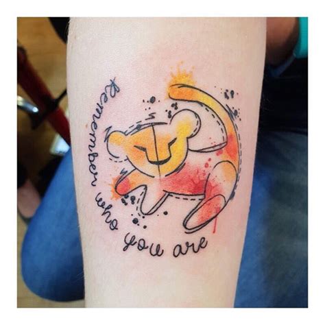 remember who you are lion king tattoo - Google Search Disney Tattoos Unique, Disney Couple ...