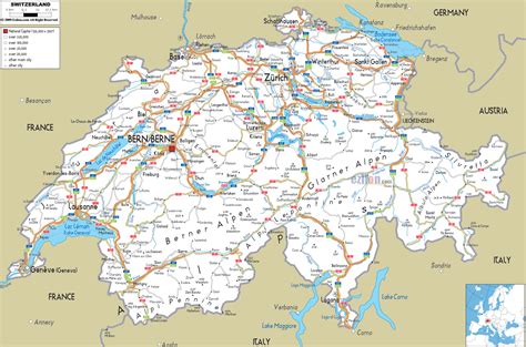 Maps of Switzerland | Map Library | Maps of the World