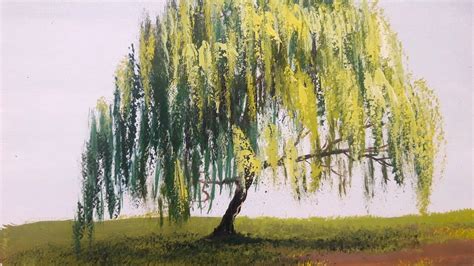 #oilpainting#paintingtreesHow to paint a willow tree and a moonlit scene with Oils - YouTube