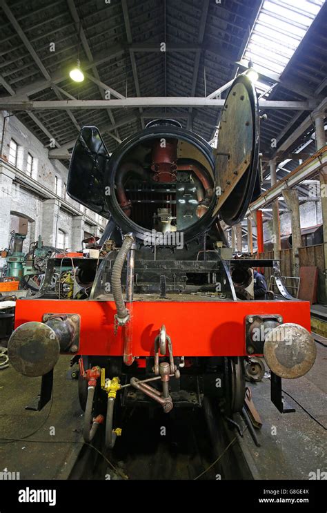 Flying Scotsman restoration Stock Photo - Alamy