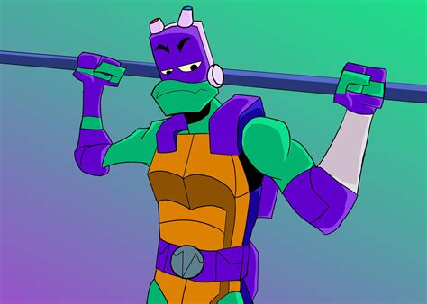 Last week, I didn't want anything to do with RotTMNT, today, I drew Donnie from it. I love the ...