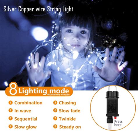 Venkovní LED světelný řetěz, 30 m/ měděný drát/ Od 1Kč |195| | Aukro