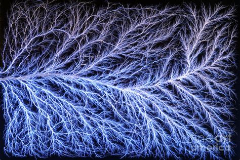 Electrical Discharge Lichtenberg Figure Photograph by Ted Kinsman ...