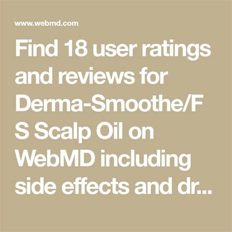 Derma-smoothe/fs Scalp Oil Reviews | edu.svet.gob.gt