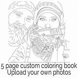 Color Me Book A Custom Coloring Made From Your Favorite Personal  sketch template