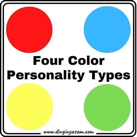 4 Personality Types Chart