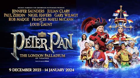 Peter Pan pantomime to run at the London Palladium for Christmas 2023 starring Jennifer Saunders ...