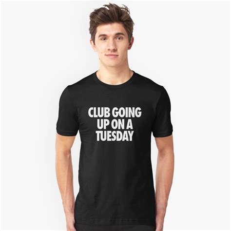 "Club Going Up On A Tuesday [White]" T-shirt by imjesuschrist | Redbubble