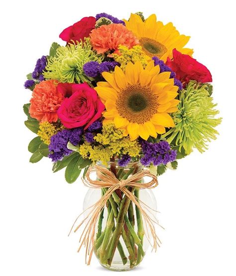 Bright Sunflower Bouquet at From You Flowers