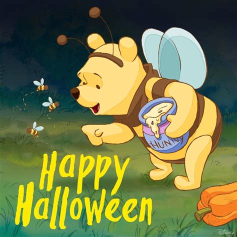 Happy Halloween | Winnie the pooh halloween, Winnie the pooh pictures, Winnie the pooh