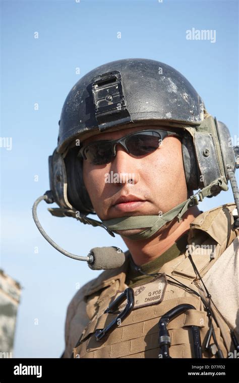 Military helmet wearing hi-res stock photography and images - Alamy