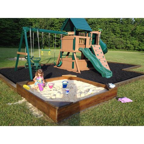 Black Rubber Mulch for Playgrounds