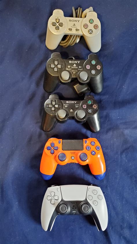 My son's Playstation controller collection is fulfilled thanks to Christmas. : r/playstation