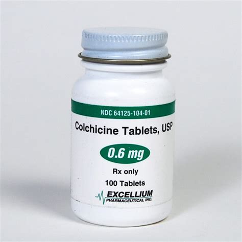 Colchicine, 0.6mg, 1,000 Tablets/Bottle *Discontinued* | McGuff Medical ...