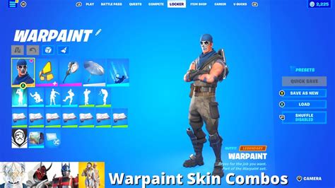 Warpaint Skin Combos (Fortnite Battle Royale) - YouTube