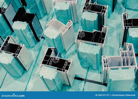 Samples of Insulation of Plastic Windows Stock Image - Image of ...