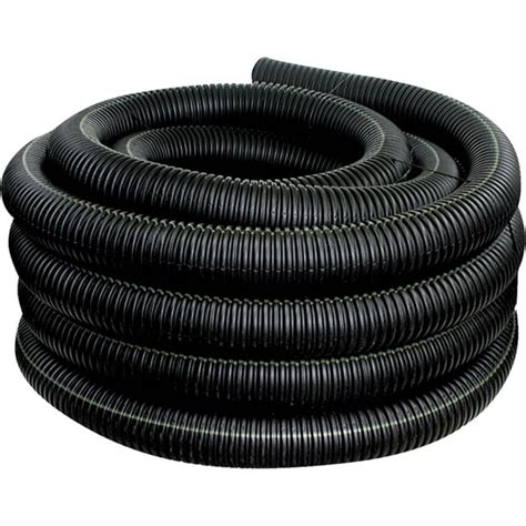 ADVANCED DRAINAGE SYSTEMS 03510100 Corrugated Drainage Pipe,100 ft. L,Solid - Walmart.com ...