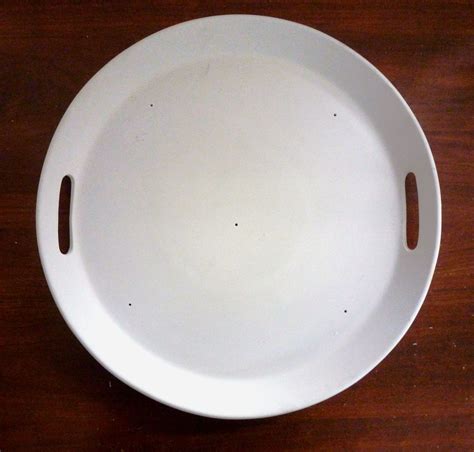 Round Serving Tray w/2 Handles 16"