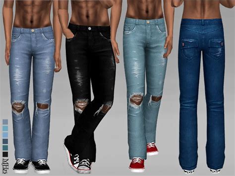 -some cool ripped jeans for your male sims Found in TSR Category 'Sims 4 Male Everyday' | Sims 4 ...