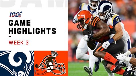 Rams vs. Browns Week 3 Highlights | NFL 2019 - YouTube