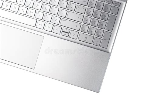 Laptop Keyboard Close Up, Top View, Isolated on White Stock Photo - Image of closeup, blog ...