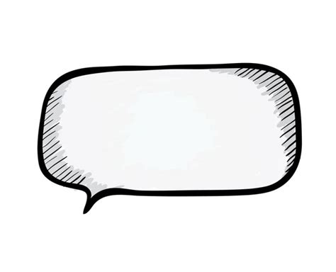 Speech bubble. Sketch vector illustration. — Stock Vector © wasja #52914381