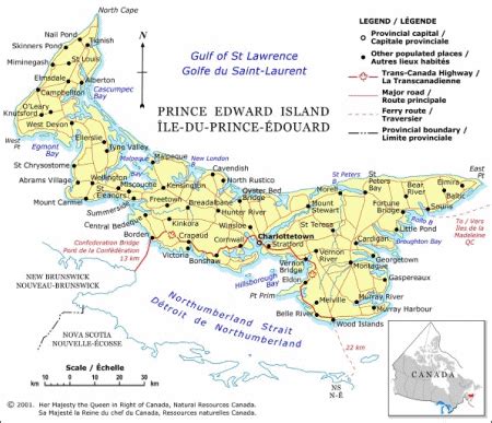 PEI Map - Lisa Thomson~Author & Artist