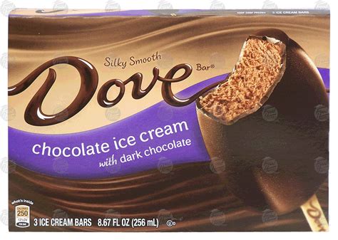 Groceries-Express.com Product Infomation for Dove chocolate ice cream with dark chocolate, 3 ice ...