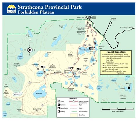 Vancouver island provincial parks map - Map of vancouver island ...