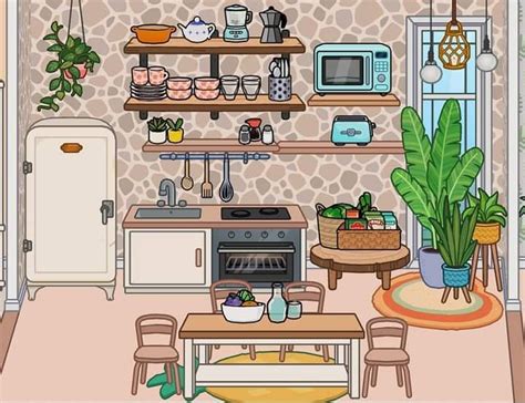 Aesthetic kitchen | Boca para colorir, Jogo de decoração, Boca tumblr