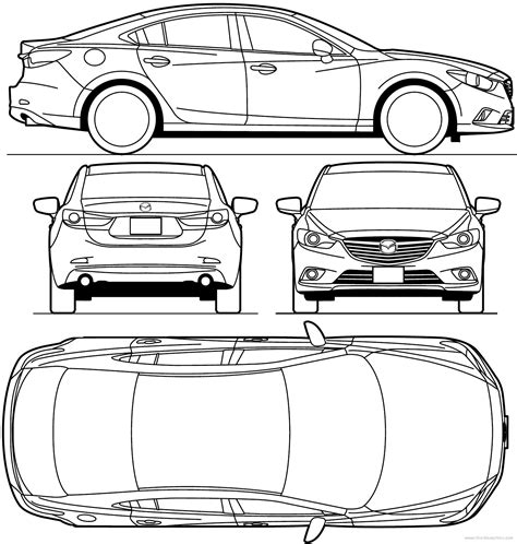 Car Blueprints For 3D Modeling