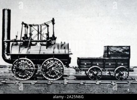 Stockton and Darlington Railway 'Locomotion' No. 1. Originally named 'Active' it was the first ...