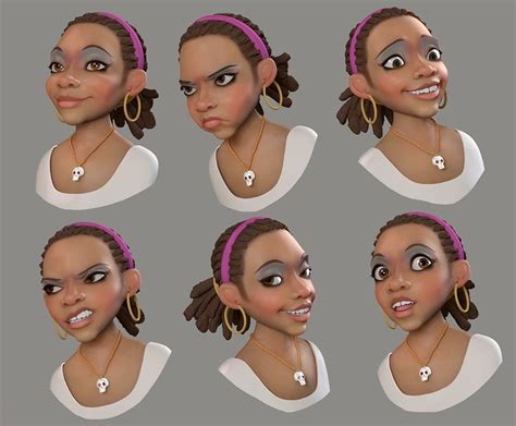 model facial expressions model sheet - Google Search | Character ...