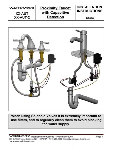 Installation Instructions - Watermark Designs