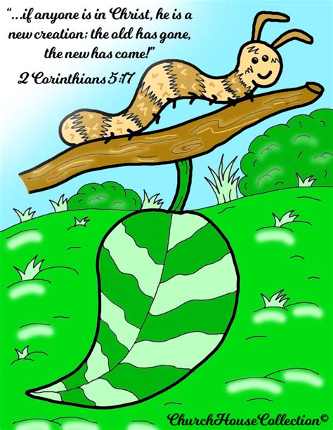 Church House Collection Blog: Caterpillar Coloring Page For Sunday ...