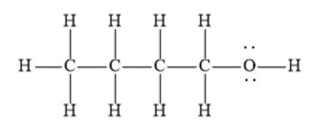 Structural Formula Of 1 Butanol