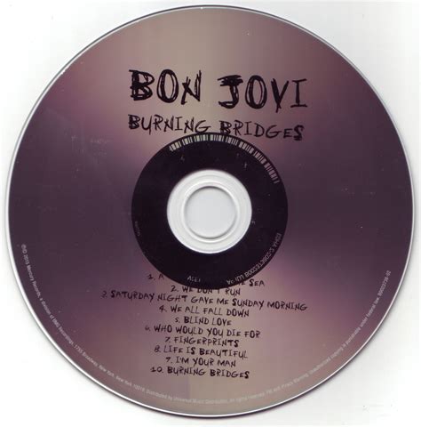 Release “Burning Bridges” by Bon Jovi - Cover art - MusicBrainz