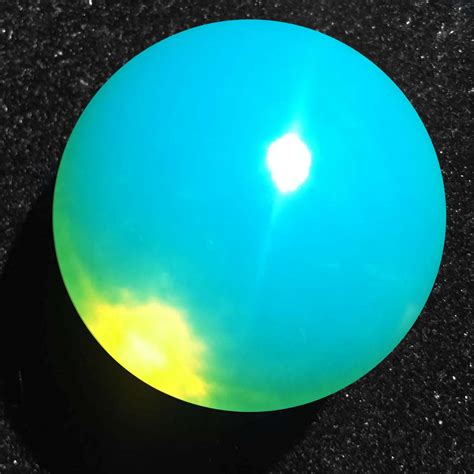 14mm Blue Dominican Amber Beads/Spheres Grades A/B - Amber International