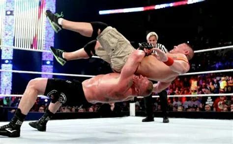 Brock Lesnar Suplexes John Cena | WWE World Heavyweight Championship