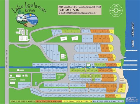 Lake Leelanau RV Park Map - Lake Leelanau RV Park