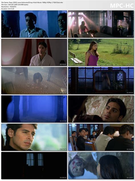 Raaz 2002 Hindi Movie 720p HDRip 1.4GB ESub Download