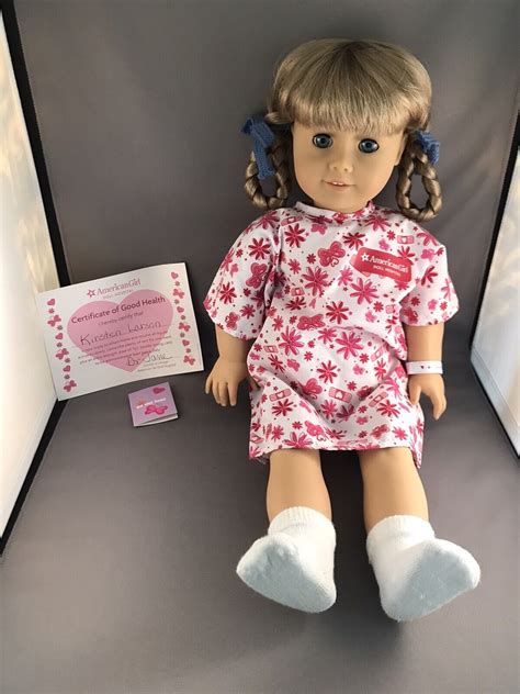 American Girl Kirsten Larson Doll - In Doll Hospital Gown with ...