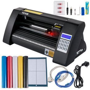 Vinyl Cutter 375mm Vinyl Plotter Led Screen Plotter Cutter Semi Automatical Built In Optical Eye ...