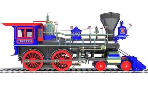 Jupiter Locomotive in 2021 | Locomotive, Jupiter, Steam locomotive