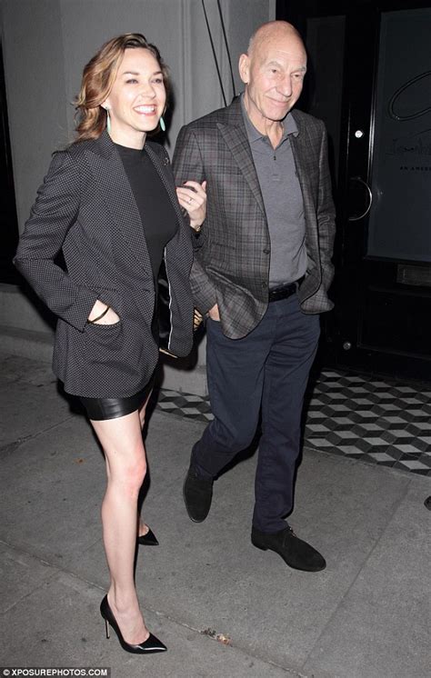 Patrick Stewart enjoys dinner with Sunny Ozell in LA | Daily Mail Online