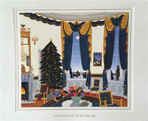 Christmas Card - Official White House Christmas Card for 1995 The Blue ...