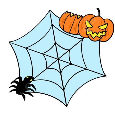 Halloween Halloween Spider Web Border Cartoon, Halloween, Spider ...