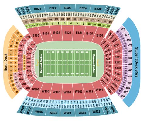 Donald W. Reynolds Razorback Stadium Seating Chart | Donald W. Reynolds Razorback Stadium Event ...