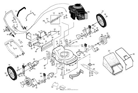 Husqvarna 6022 CHA (6022RPA) (2000-01) Parts Diagram for Rotary Lawn Mower