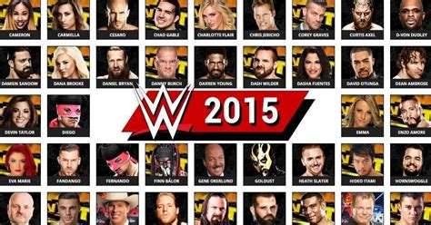 WWE Roster in 2015: Full List of Wrestlers, Teams, Champions